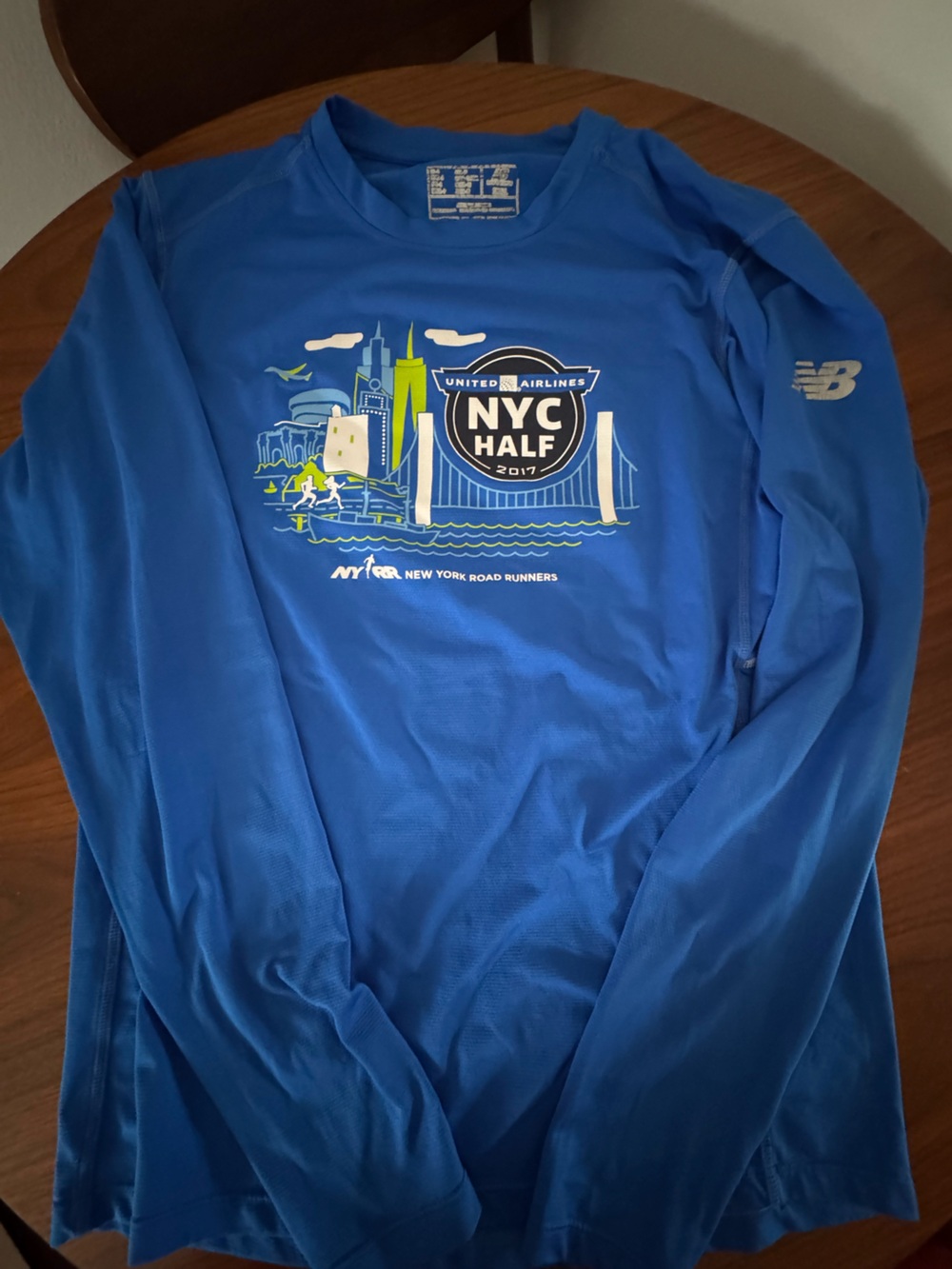 NYC Half 2017 New Balance Blue Participant Tee